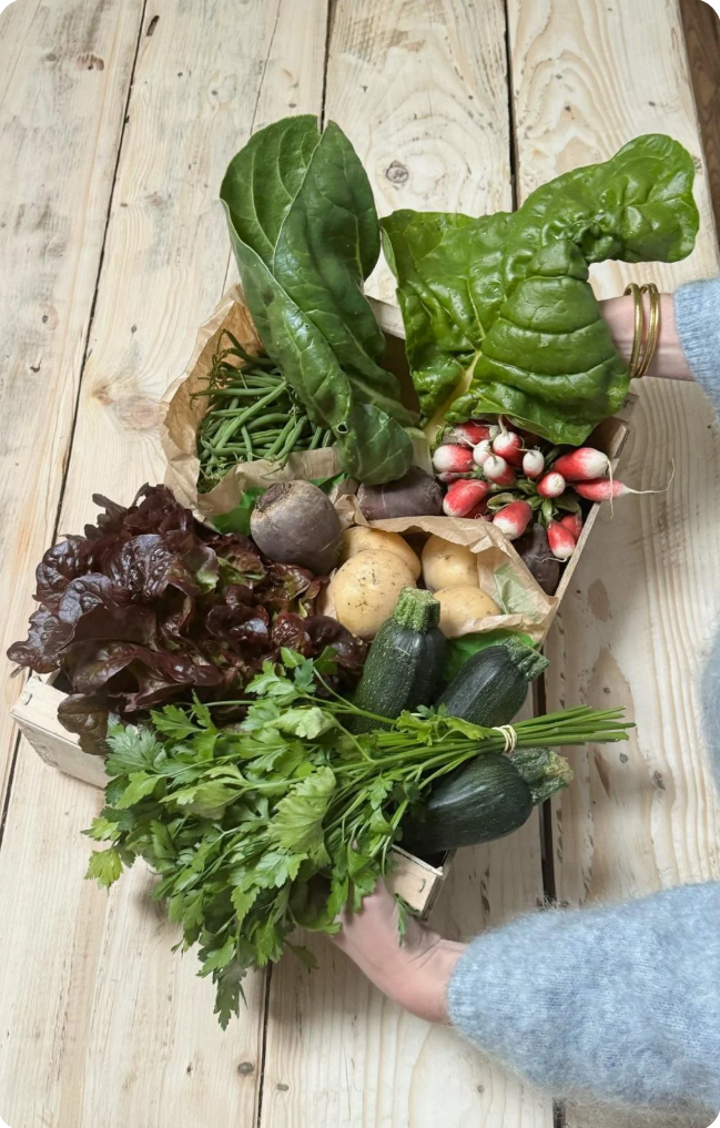 Panier de produits locaux à prix juste