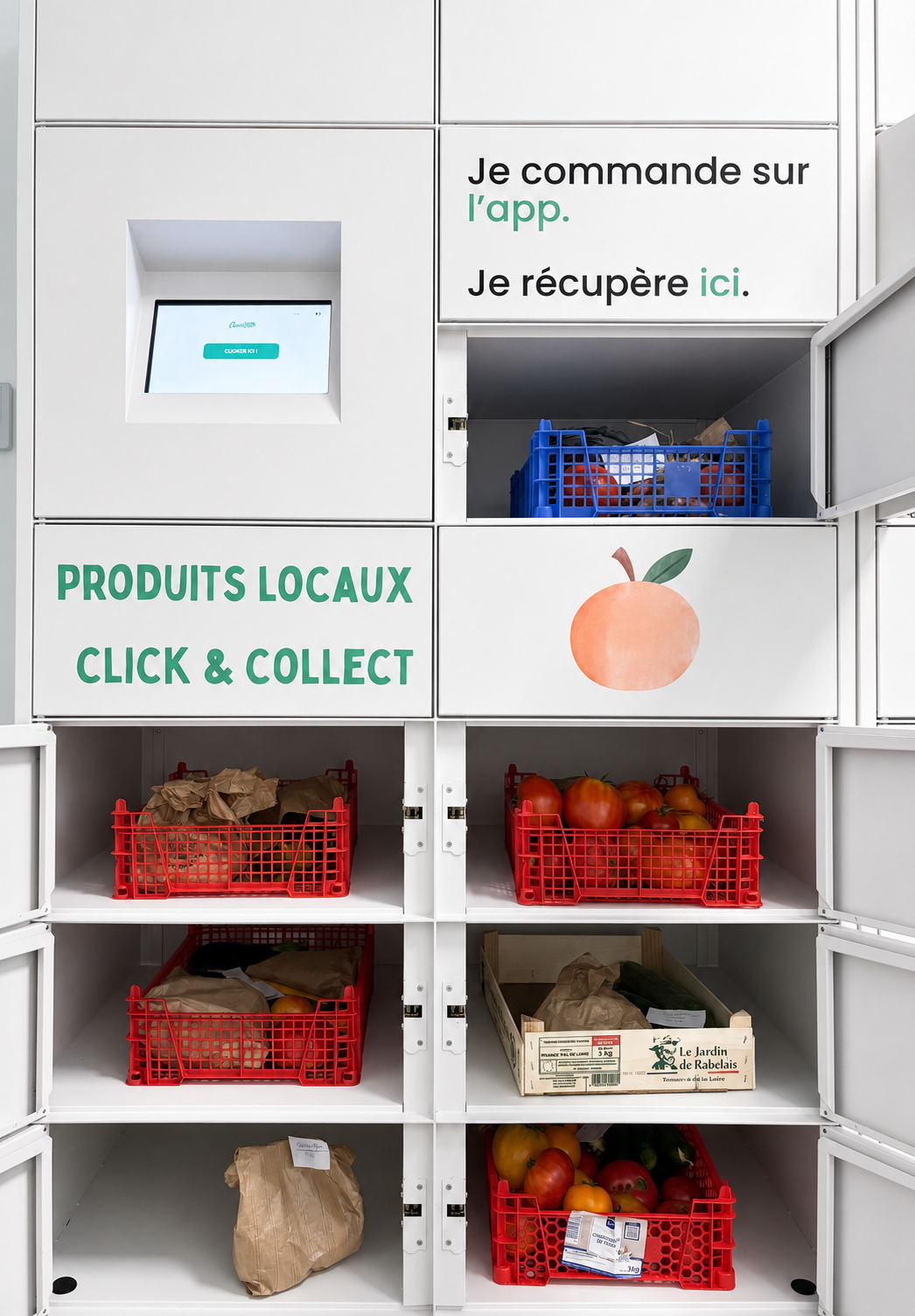 Produits locaux compatibles avec un casier à température ambiante