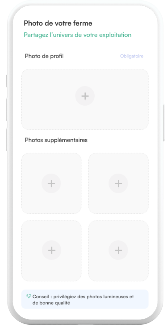 Créez votre marché